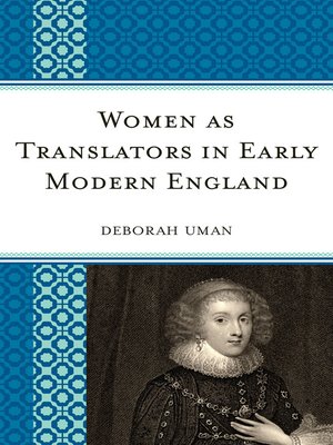 cover image of Women as Translators in Early Modern England